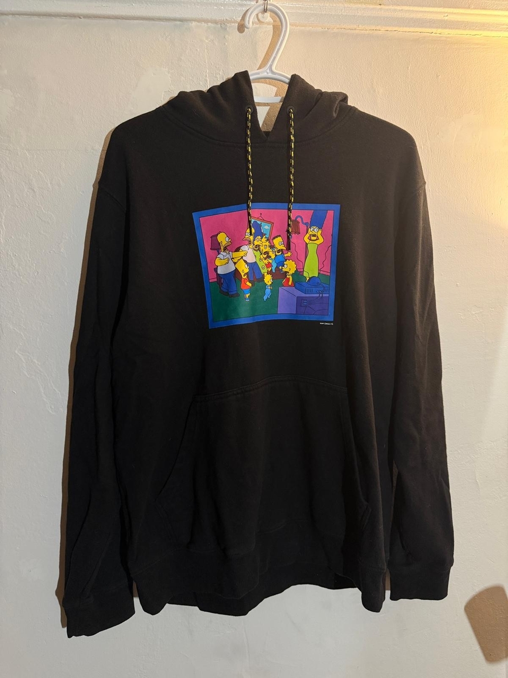 Billabong x The Simpsons Black Family Graphic Pullover Hoodie